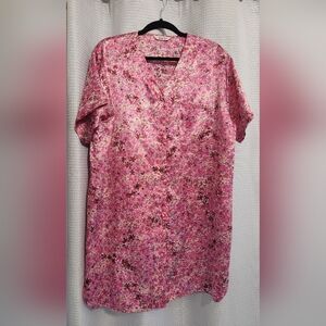 Vanity Fair Pink Floral Chemise